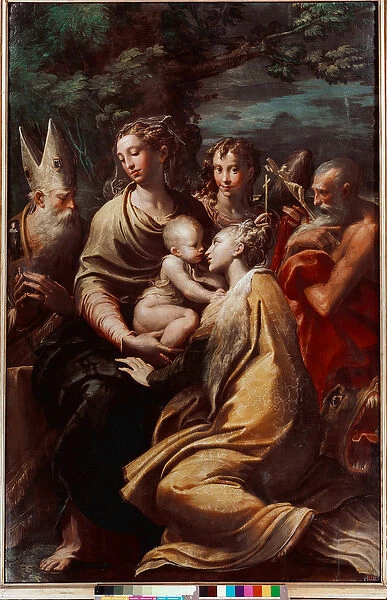 Madonna and Child, Saint Margarita, Saint Michael, Saint Jerome and Saint Petronio