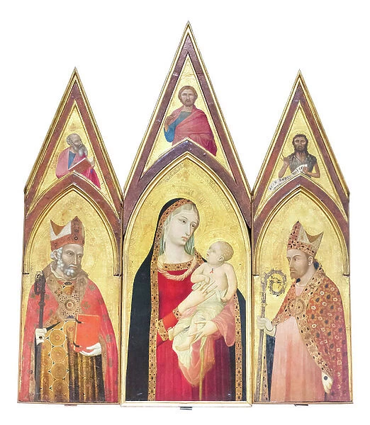 Madonna and Child with saints, 1332, (tempera on wood)