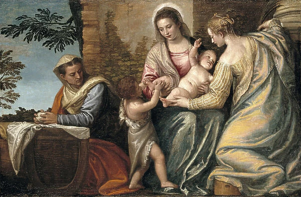 Madonna and Child with St. Elizabeth, the Infant St. John the Baptist and St