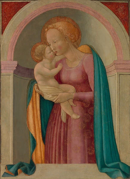 Madonna and Child (tempera and gold on wood)