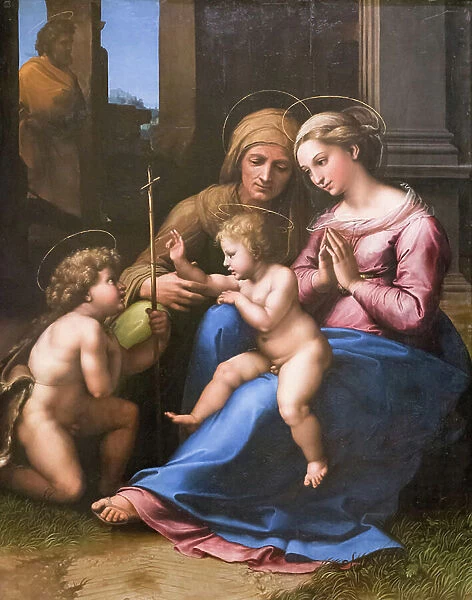 Madonna del divino amore, 1516, Raffaello Sanzio and workshop (oil on panel)