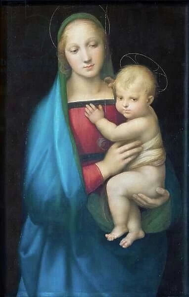 Madonna del granduca, 1506-07, (painting)