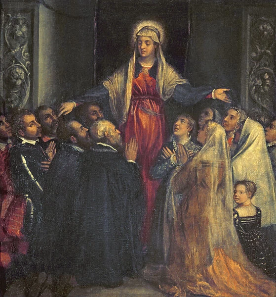 Madonna della Misericordia (oil on panel)