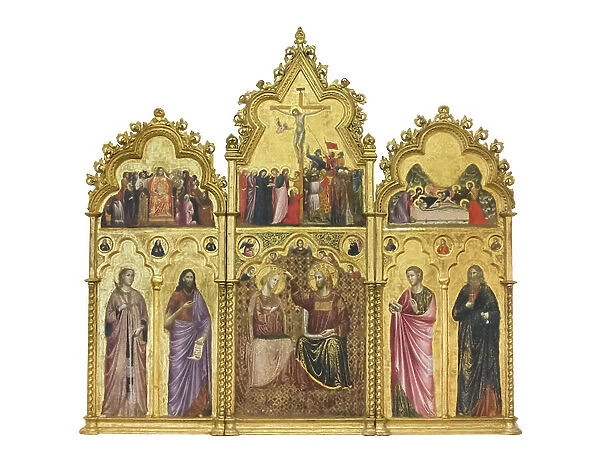 Madonna enthroned with saints(l'incoronazione della Vergine e santi), 1320