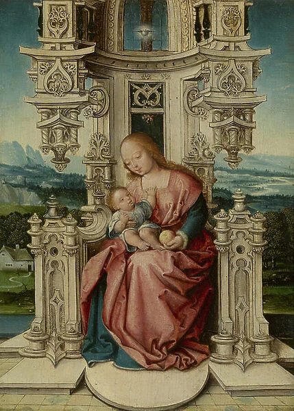 Madonna (oil on panel)