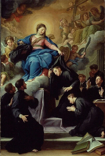 The Madonna with the Seven Founders of the Servite Order, c. 1728 (oil on canvas)
