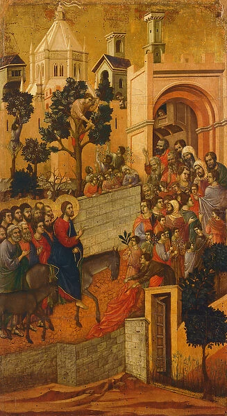 Maesta: Entry into Jerusalem, 1308-11