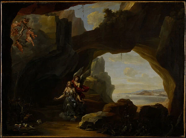 The Magdalen in a Cave, c. 1650 (oil on canvas)