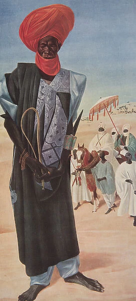 Magemma, chef des cavaliers du Sultan Sery ussa de Maradi, territoire du Niger