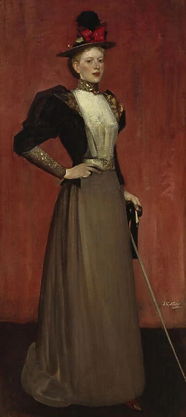 Maggie Hamilton (Mrs A. N. Paterson) (oil on canvas)