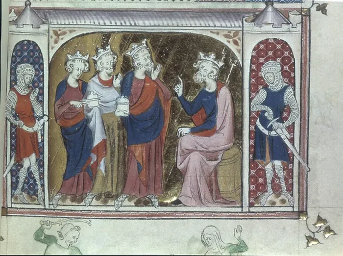 Framed Print : The three Magi before Herod