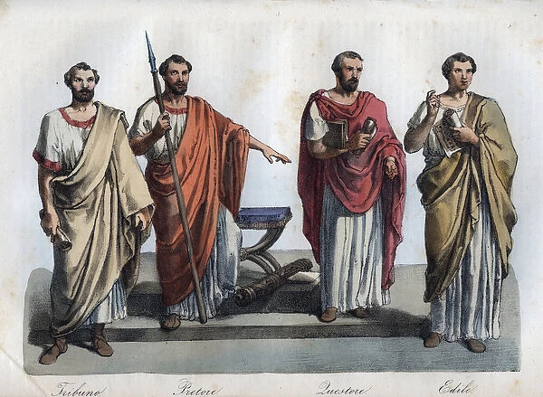 magistrates of ancient Rome - Tribunus (Tribune) - praetor (Preteur) (Magistrate
