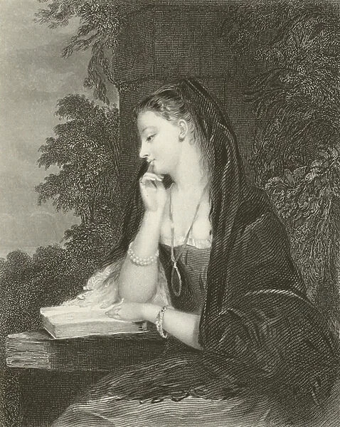 Maiden Meditation (engraving)
