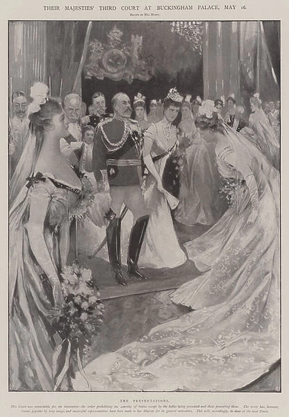Their Majesties Third Court at Buckingham Palace, 16 May (litho)