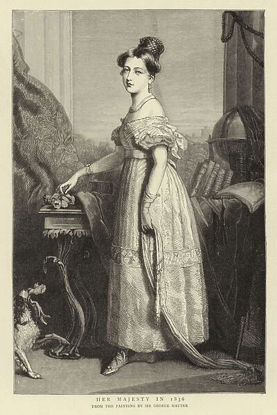 Her Majesty in 1836 (engraving)