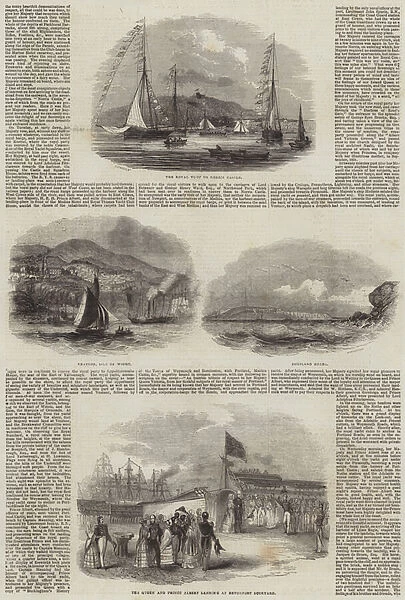 Her Majestys Marine Excursion (engraving)