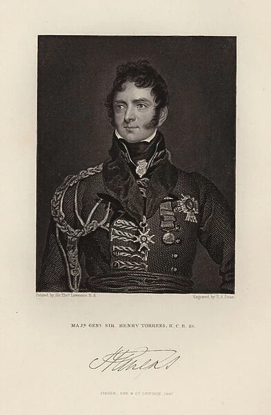 Major General Sir Henry Torrens (engraving)