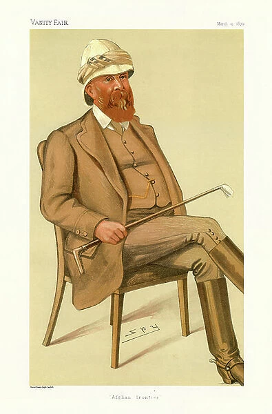 Major-General Sir Peter Stark Lumsden - portrait sitting