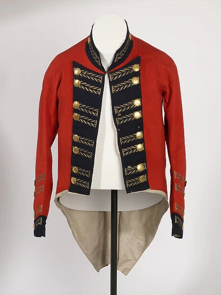 Major generals full dress coatee, Army Staff, 1799 circa (fabric)