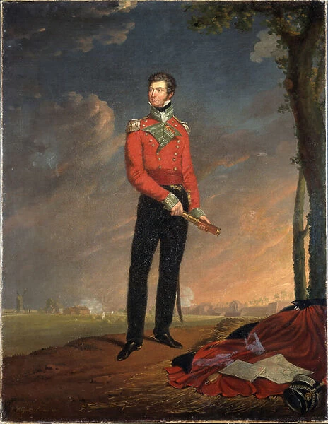 Major Sir Neil Campbell, 1819 (oil on canvas)