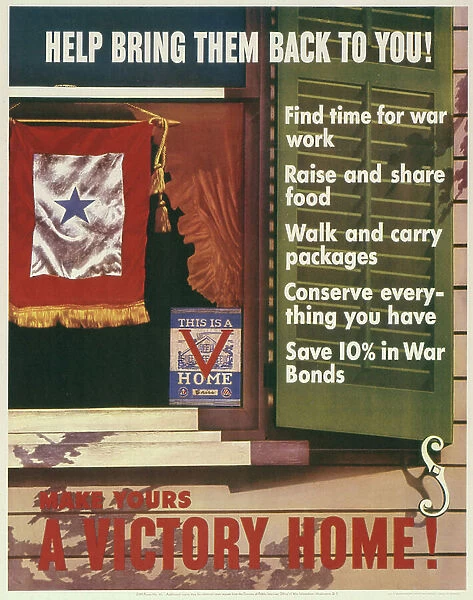 'Make Yours a Victory Home!', 1943 (poster)