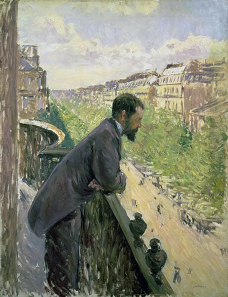 Man on a Balcony, c. 1880 (oil on canvas)