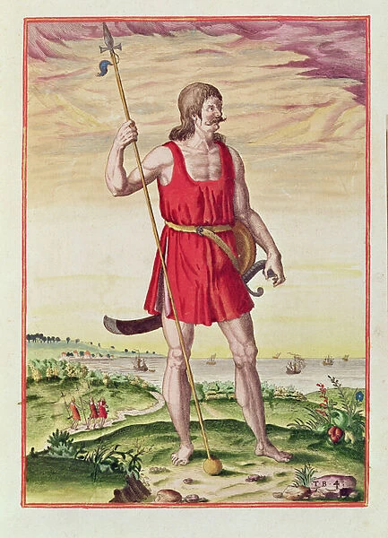 Man from a Neighbouring Tribe to the Picts, from Admiranda Narratio