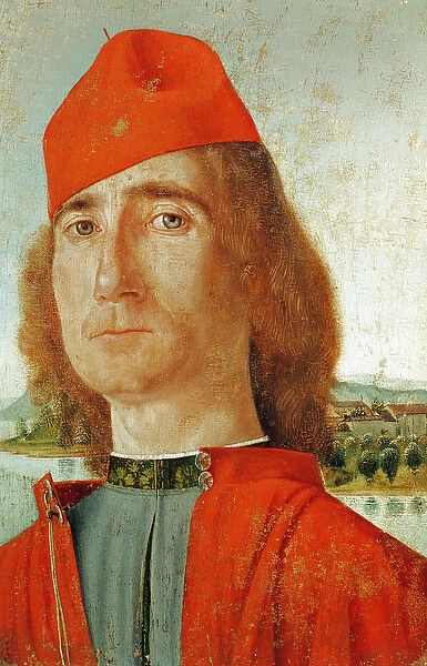 Man in a Red Beret, 1492 (tempera on wood)