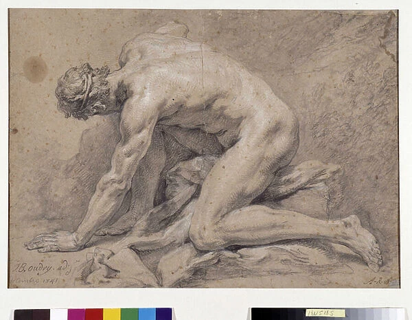 Man study, 1741 (drawing)