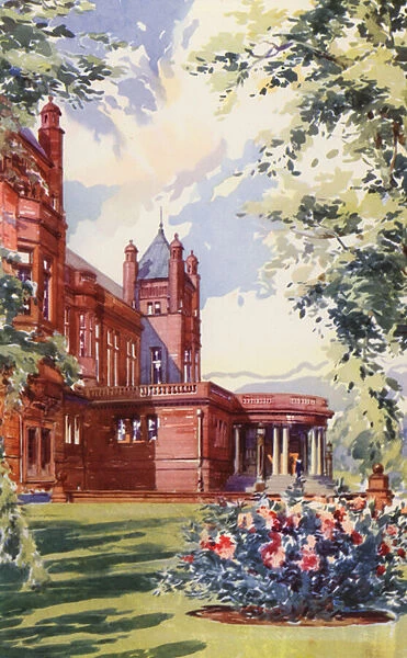Manchester: The Whitworth Art Gallery (colour litho)