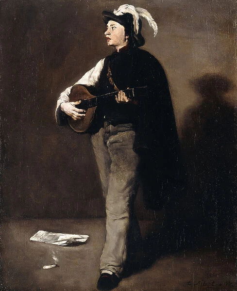 The Mandoline Player, 1862 (oil on canvas)
