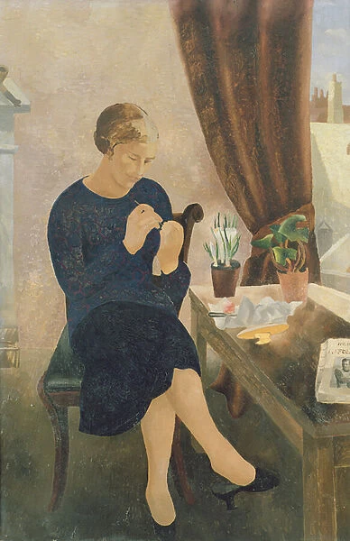 The Manicure, 1933 (oil on canvas)