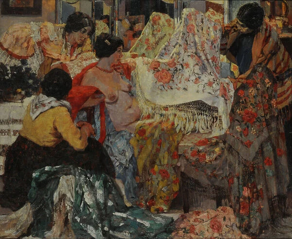 Manila Shawls, 1914 (oil on canvas)