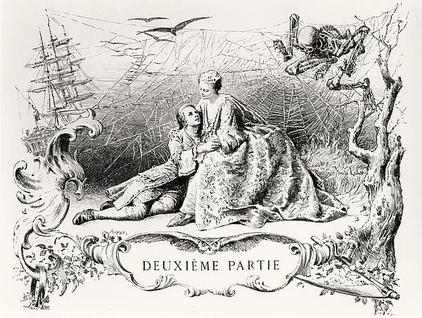 Manon Lescaut, 1883 (engraving)