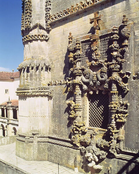 The Manueline Window (Janela do Capitulo), Convent of Order of Christ, Tomar, 1510-1513 (stone)