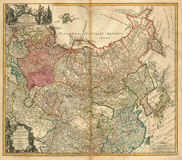 Map of Russia (From: Imperii Russici et Tartariae universae tam majoris et Asiaticae quam