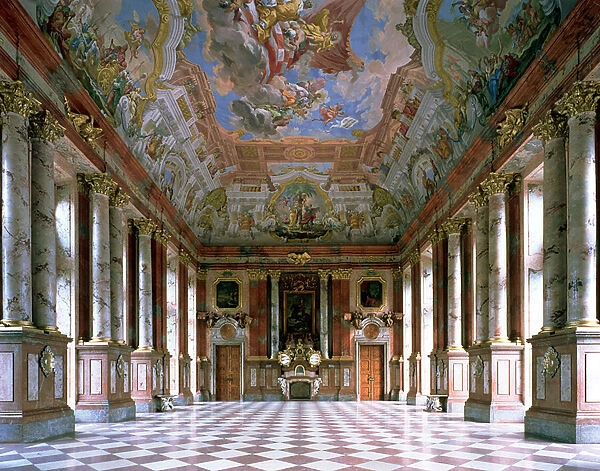 The Marble Hall in the abbey church of St. Florian (photo)