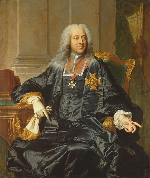 Marc-Pierre de Voyer-de-Paulmy (1696-1764) Count of Argenson (oil on canvas)