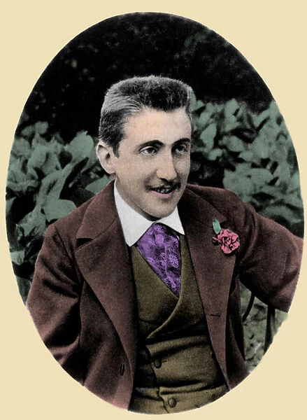 Marcel Proust (1871-1922), French writer, circa 1891