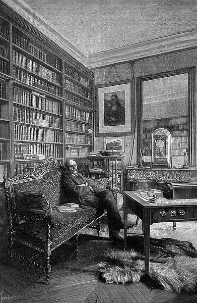 Marcellin Berthelot (1827-1907), French chemist, in his practice