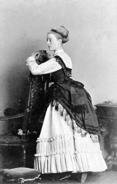 The Marchioness of Hastings, c. 1860s-70s (b  /  w photo)
