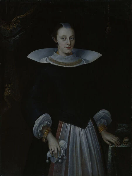 Margrethe Rasmusdaughter Spons (oil on panel)