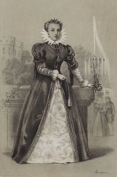 Marguerite D York, Margaret Of York (engraving)