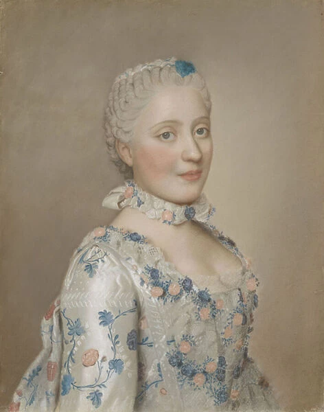 Maria Josepha of Saxony, Dauphine of France, 1749 (pastel on paper)