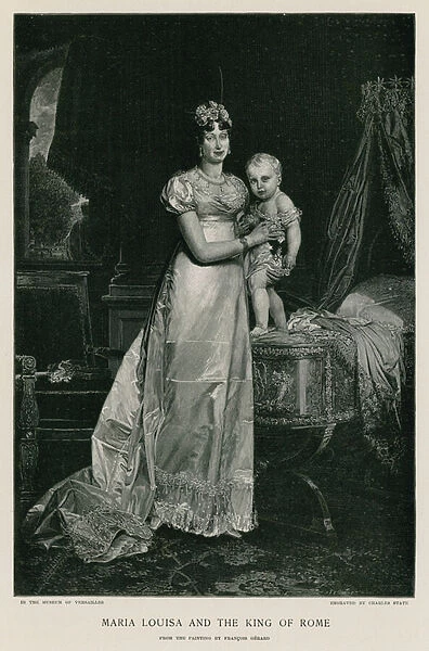 Maria Louisa and the King of Rome (engraving)