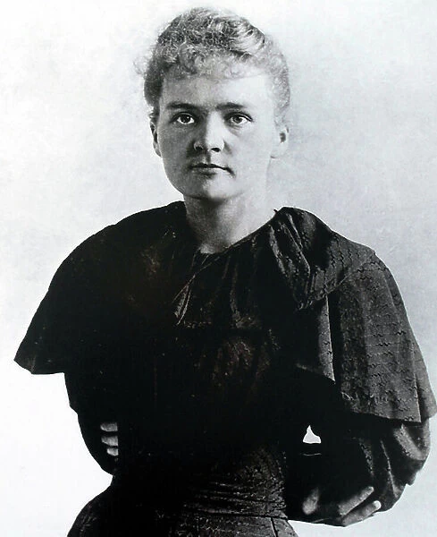 Maria Sklodowska-Curie, 1894 (b / w photo)