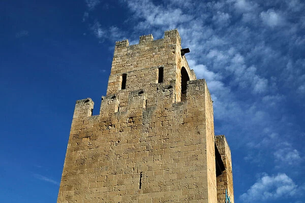 Mariano II (San Cristoforo s) tower, Oristano, Sardinia, Italy, 2020 (photo)