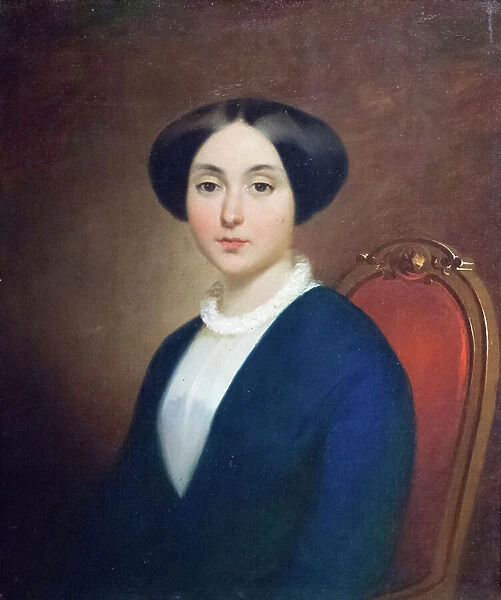 Marie Bonaparte Campello, 1847 ca, (oil on canvas)