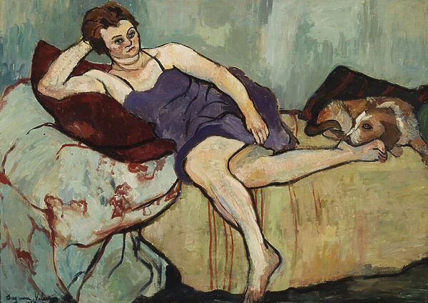 Marie Coca with Arbi, 1927 (oil on canvas)