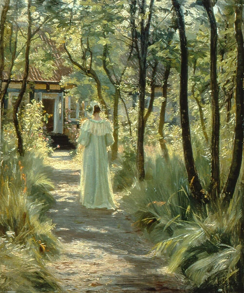 Marie in the Garden, 1895 (oil on panel)